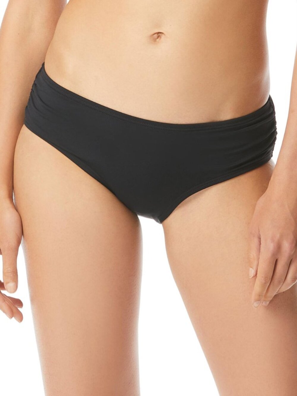Michael Kors Shirred Bikini Bottoms